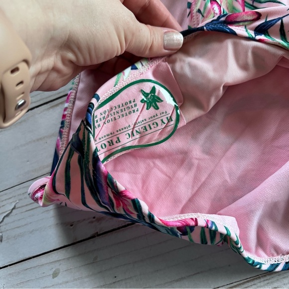 NWT Modern Profile by Gottex One Piece Swimsuit in Pink Tropical Floral size 8 - Picture 7 of 8